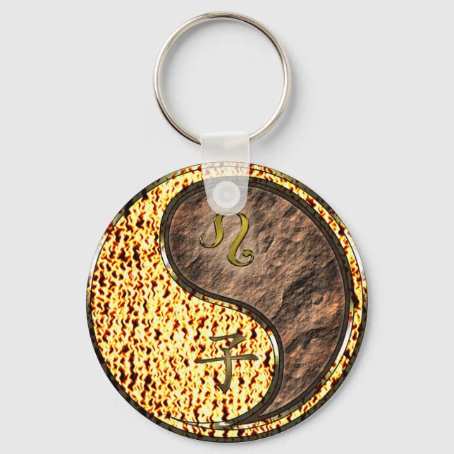 Chaveiro Leo & Earth Rat (Frente)