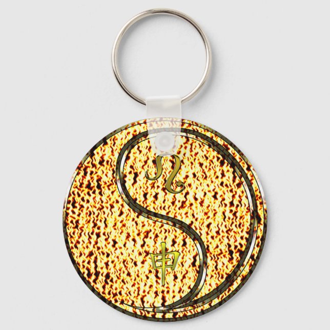 Chaveiro Leo & Fire Monkey (Frente)