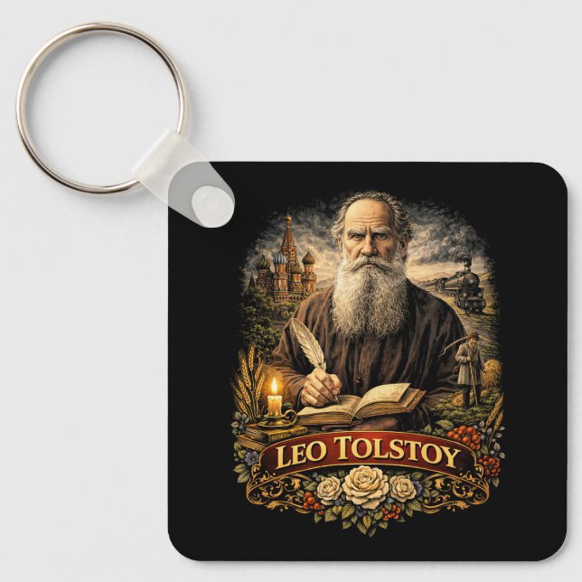 Chaveiro Leo Tolstoy (Frente)