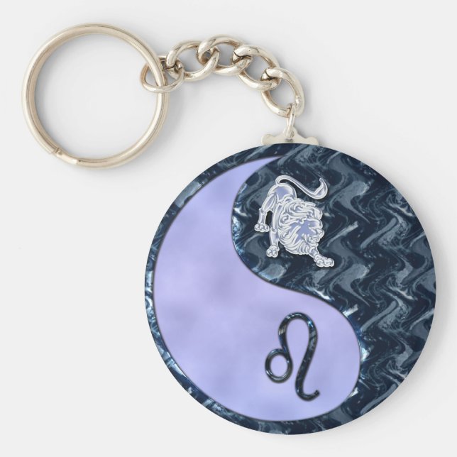 Chaveiro Leo Yin Yang (Frente)