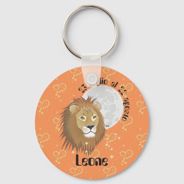 Chaveiro Leone 23 luglio al 22 Portachiavi (Frente)