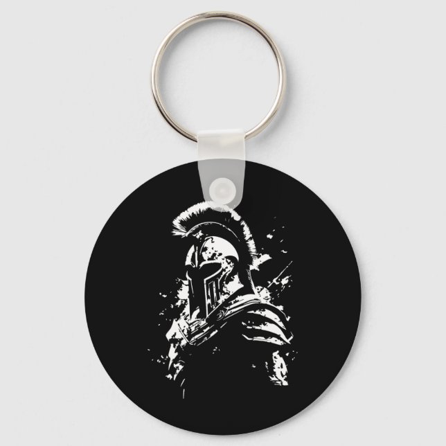 Chaveiro Leonidas Spartan Helmet Gym Sparta Workout Grego W (Frente)