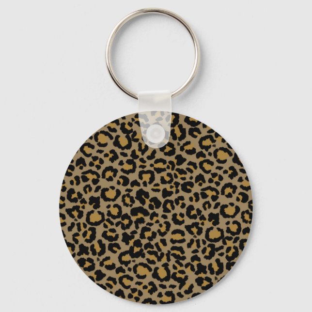 Chaveiro Leopard Pattern in Natural  2  (Frente)