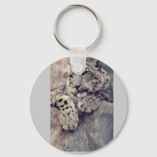Chaveiro Leopardo de neve