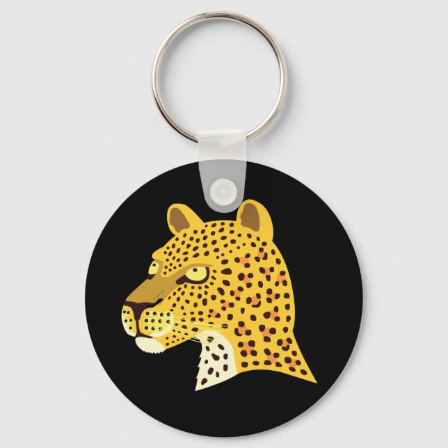Chaveiro Leopardo-de-véu (Frente)