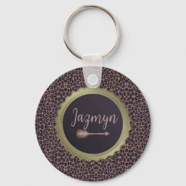 Chaveiro Leopardo Na moda Exótico Personalizado