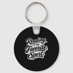 Chaveiro Ler é o esporte favorito do bibliotecário engraçad