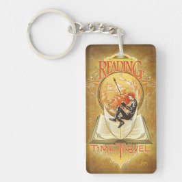 Chaveiro Ler é Viagem de Tempo