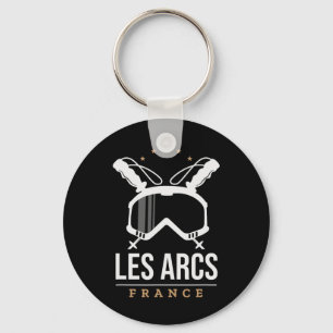 Chaveiro Les Arcs France Ski Resort Vintage Skiing Snowboar