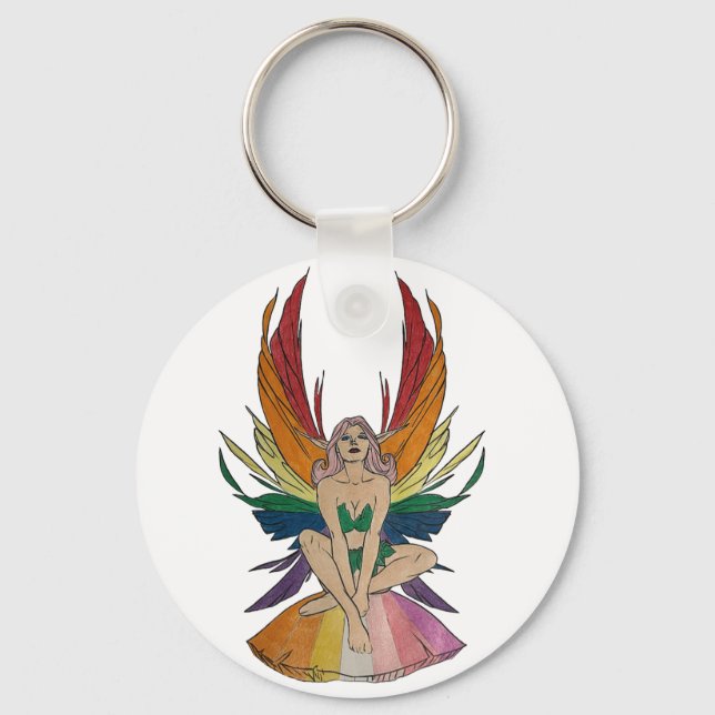 Chaveiro Lesbian Faerie  (Frente)