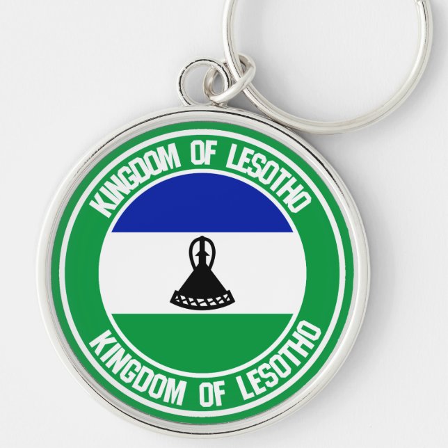 Chaveiro Lesoto Round Emblem (Frente)