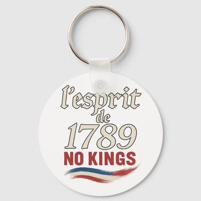 Chaveiro l'esprit de 1789 No Kings (Frente)