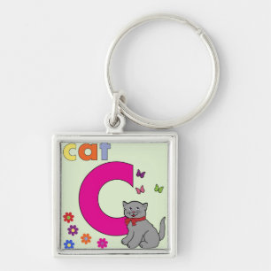 Chaveiro Letra Cat C
