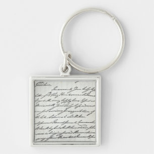 Chaveiro Letra de William IV à senhora Nelson