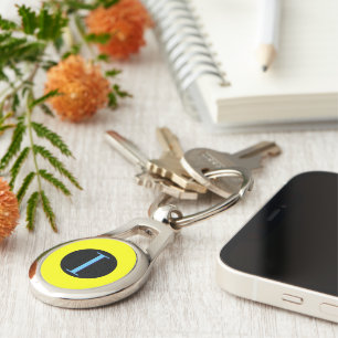 Chaveiro Letra do monograma mim (India) fuzileiro naval