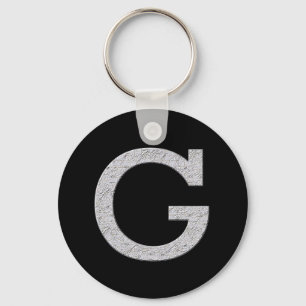 Chaveiro Letra G do monograma