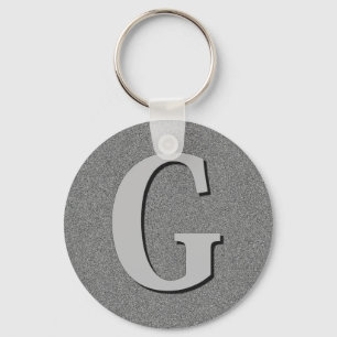 Chaveiro Letra G do monograma