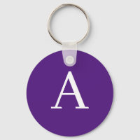 Letra inicial Monograma Estilo moderno roxo e azul