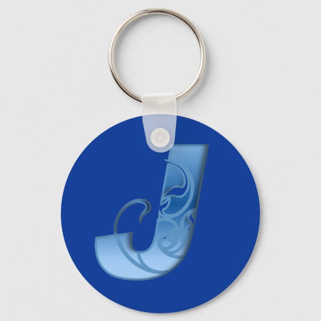 Chaveiro Letra J (Frente)