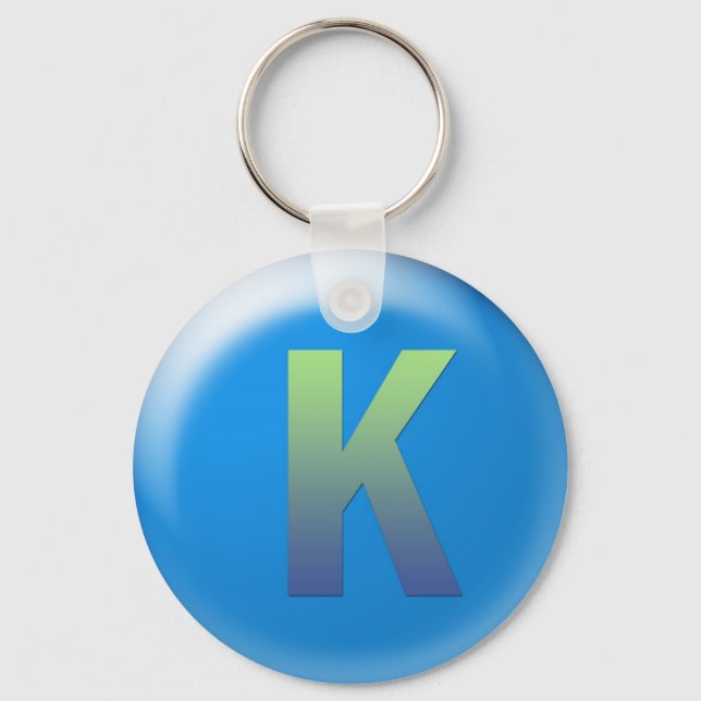 Chaveiro Letra K (Frente)