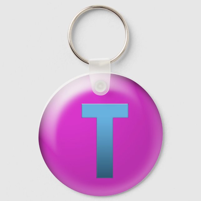 Chaveiro Letra T (Frente)