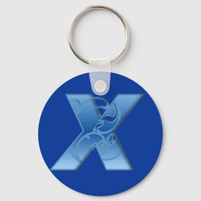 Chaveiro Letra X (Frente)