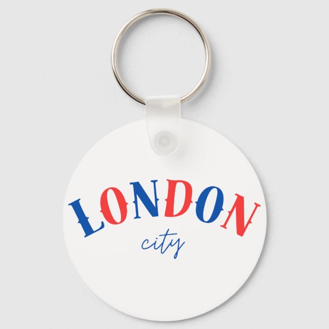 Chaveiro Letreiro de Tipografia de Londres 1 (Frente)