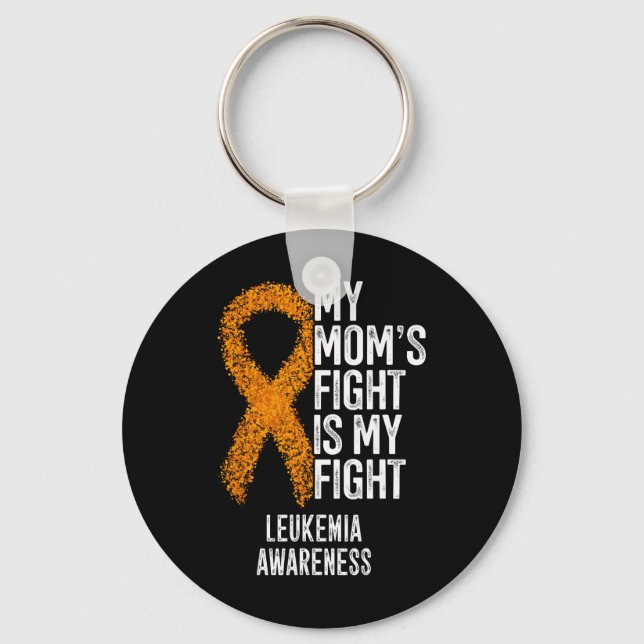 Chaveiro Leucemia Aguda Minha Luta De Mãe É Minha Leucemia  (Frente)