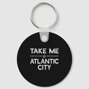Chaveiro Leve-me para Atlantic City - Divertida Viagem para