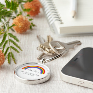 Chaveiro LGBT - Orgulho gay do Arco-Íris Amor é Amor ou Seu