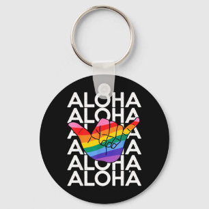 Chaveiro LGBTQ Aloha Havaí Férias de Verão Orgulho Lésbica