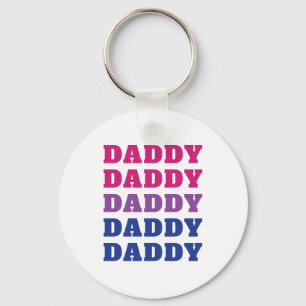 Chaveiro LGBTQ Daddy Bisexual Pride Dad Father's Day