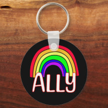 LGBTQIA+ Ally | Cute Rainbow e Heart Pride