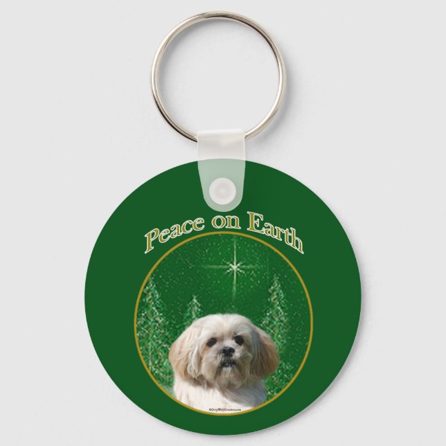 Chaveiro Lhasa Apso Peace (Frente)