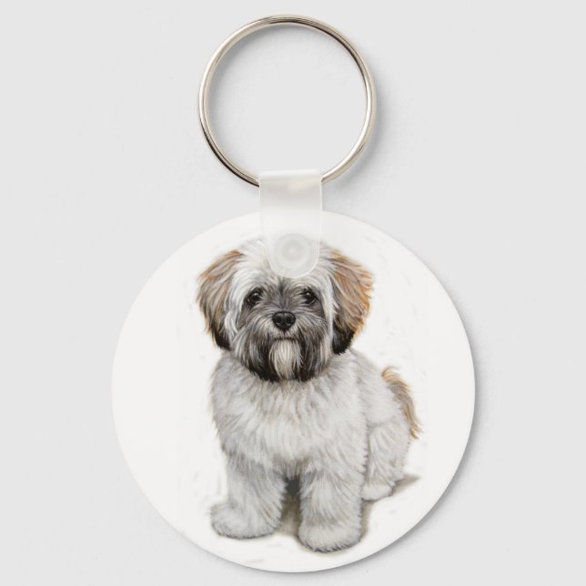 Chaveiro Lhasa apso Puppy keyring (Frente)