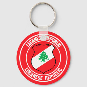 Chaveiro Líbano Round Emblem