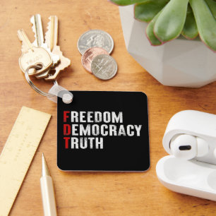 Chaveiro Liberdade Democracia Verdade