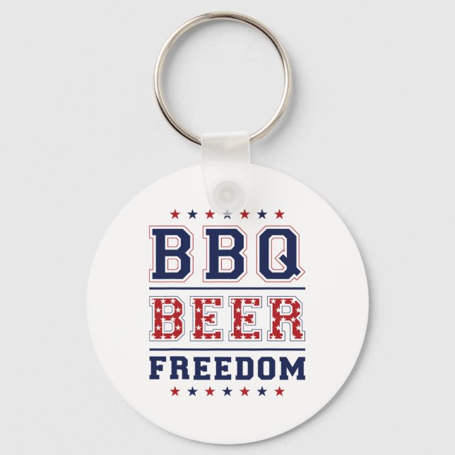Chaveiro Liberdade do Beer do churrasco 1 (Frente)