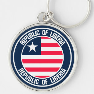Chaveiro Libéria Round Emblem