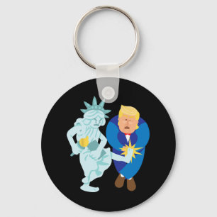 Chaveiro Liberty Kicks Trump 2020 Eletion Anti Donald Demo