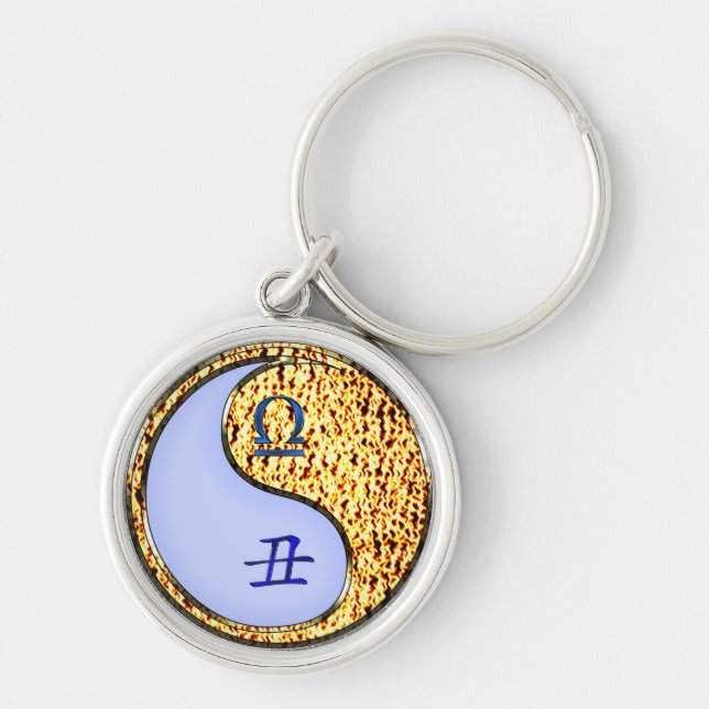 Chaveiro Libra e Ox de Fogo (Frente)