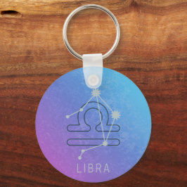 Chaveiro Libra Zodiac - Sinal de Estrela - Constelação do H