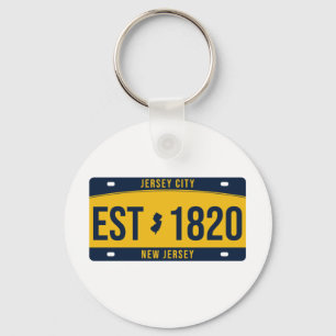 Chaveiro Licença Estatal de Nova Jersey Plate Souvenir