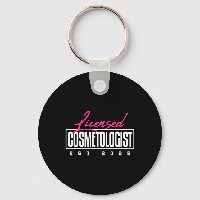 Chaveiro Licensed Cosmetologist Graduation 2025 Cosmetology (Frente)