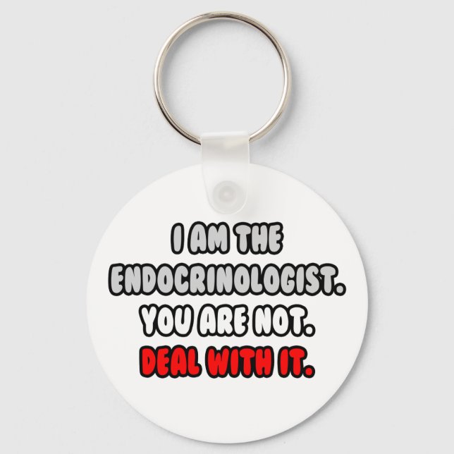 Chaveiro Lidar Com Isso... Endocrinologista engraçado (Frente)