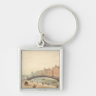 Chaveiro Liffey Bridge em Dublin por Samuel Frederick Broca