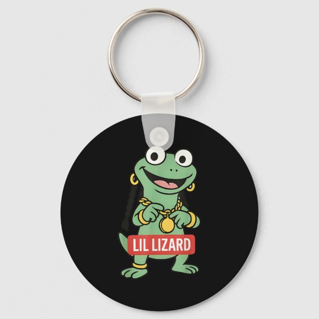 Chaveiro Lil Lizard Funny Lizard Trending Memória (Frente)
