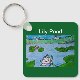 Chaveiro Lily Pond Forest Green