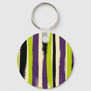 Chaveiro Lime Verde Roxo Preto Pincelada Negrita Vertical
