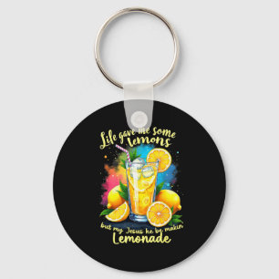 Chaveiro Limonada Bíblia A Vida Me Deu Alguns Limões Jesus